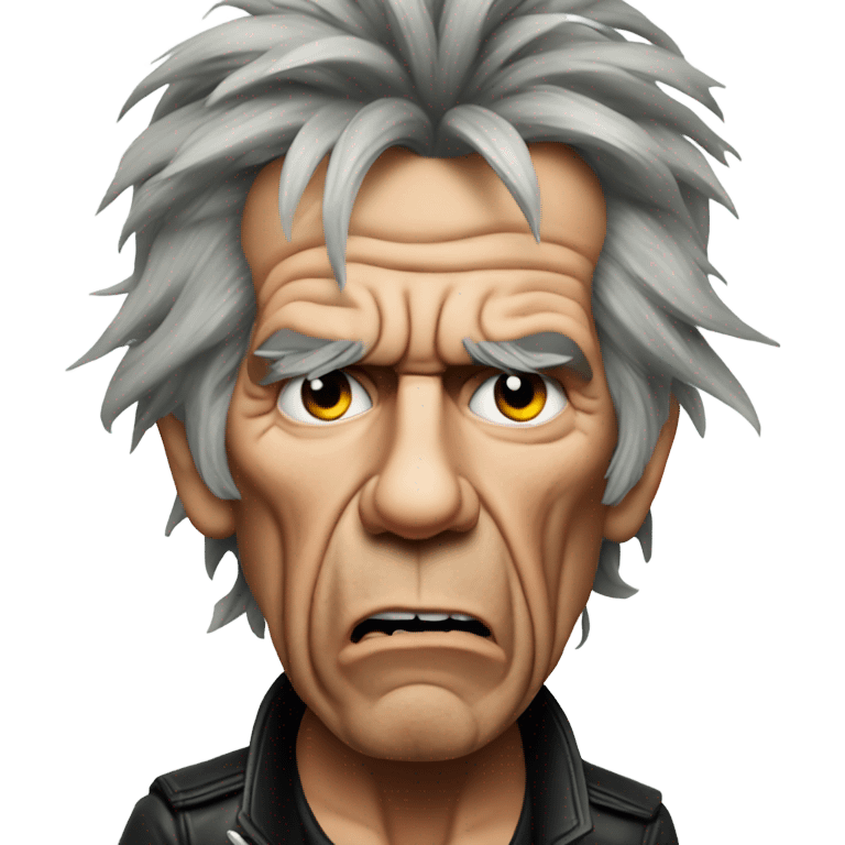 Keith Richards angry emoji