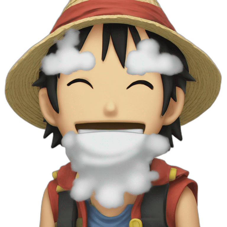 Luffy dort emoji