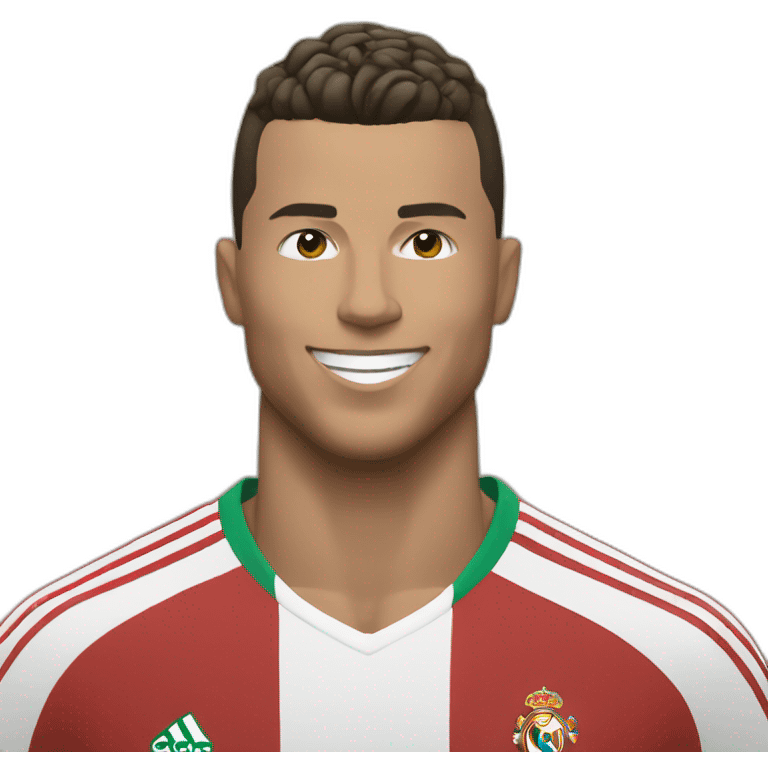 Ronaldo doing suiiii emoji