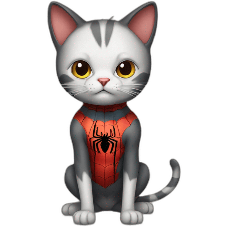 spiderman cat emoji