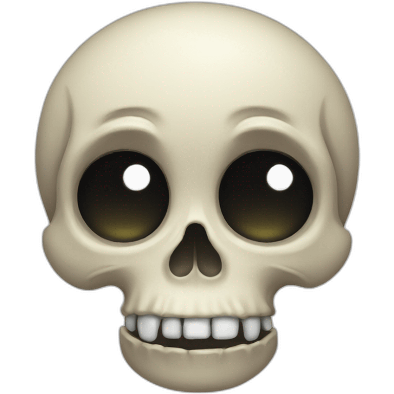 Crying skull emoji