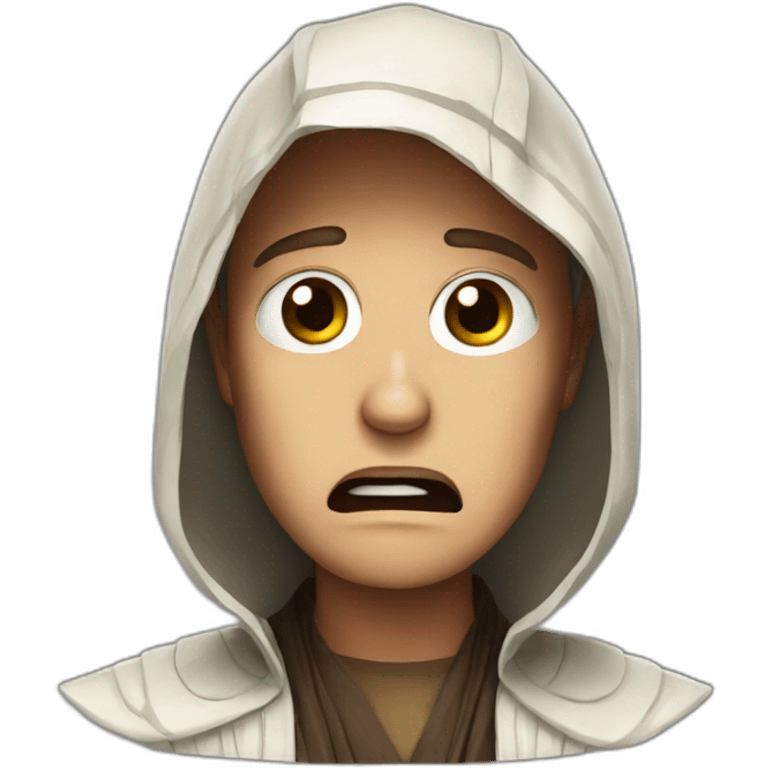 Star Wars character crying  emoji