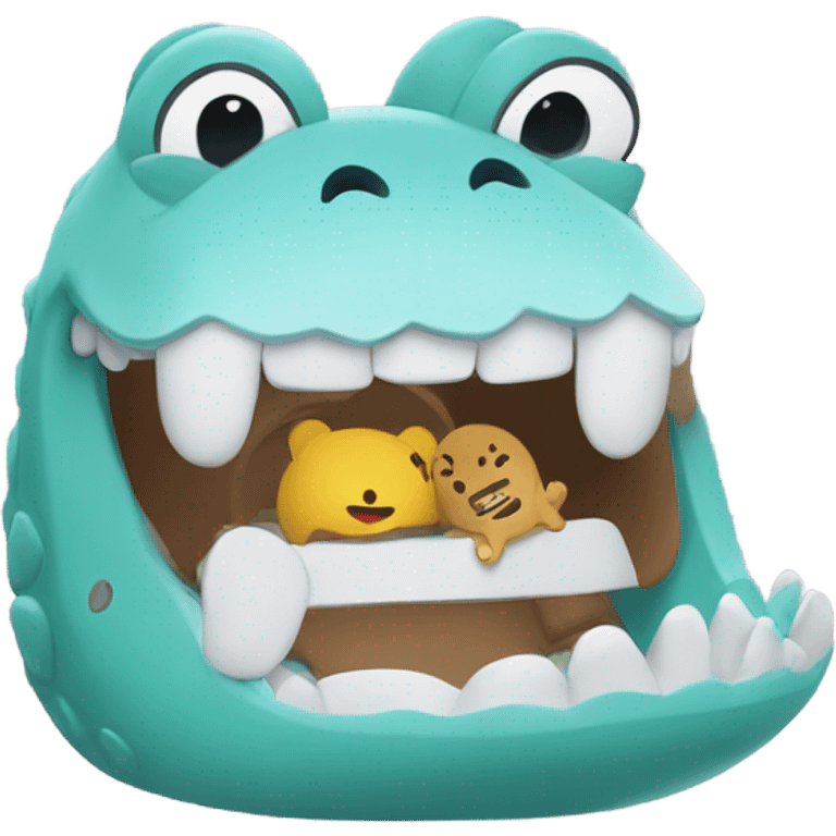 Crocs with kakao emoji