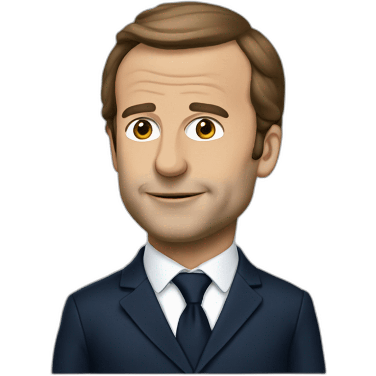 Macron France président  emoji