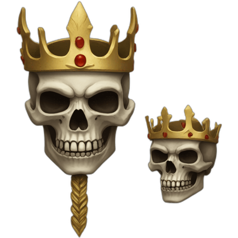 Skull king emoji