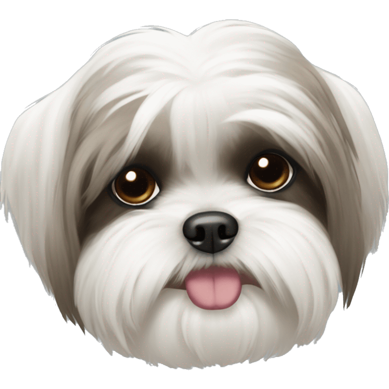 White shih tzu emoji