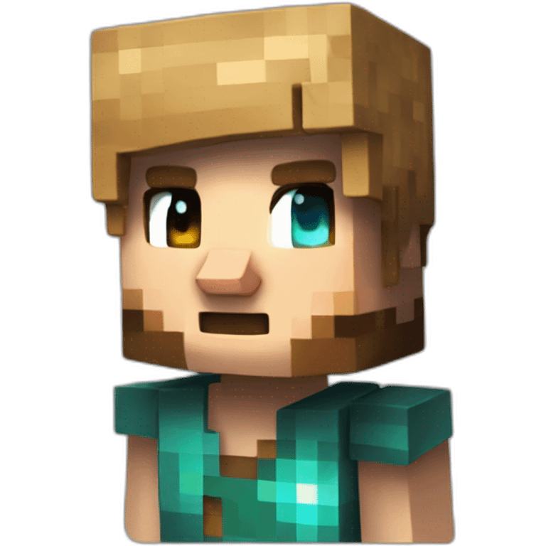 Minecraft Hypixel Steve emoji