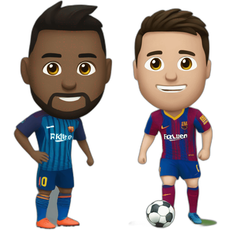 Messi vs Ronaldo emoji