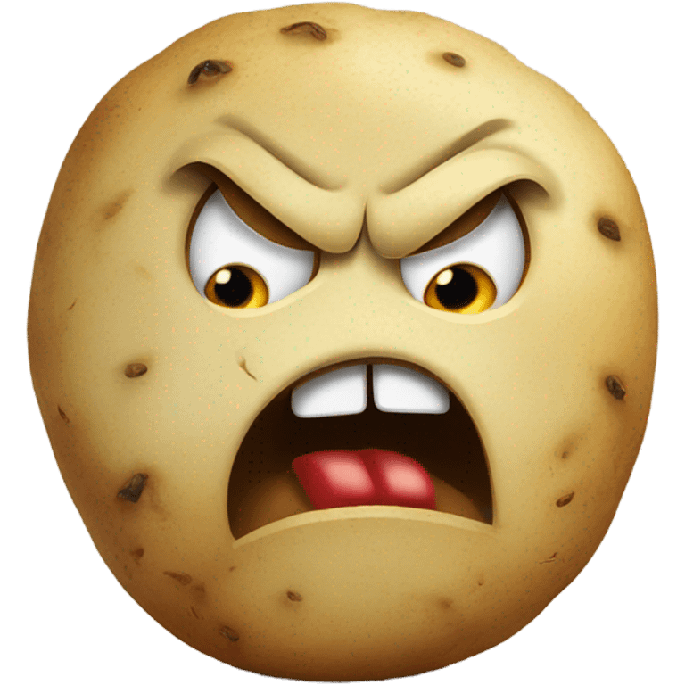 Angry potatoes  emoji