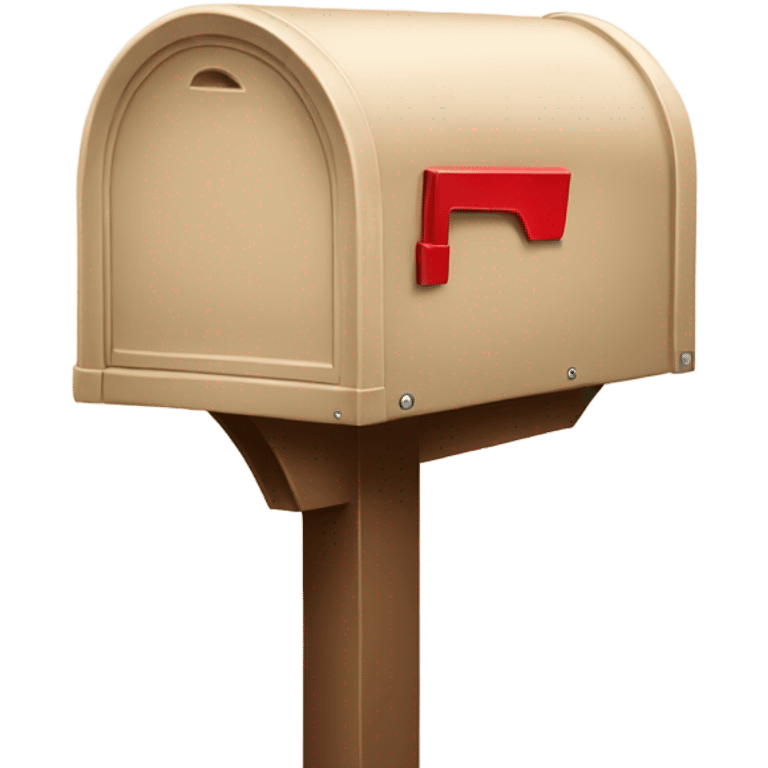 beige mailbox emoji