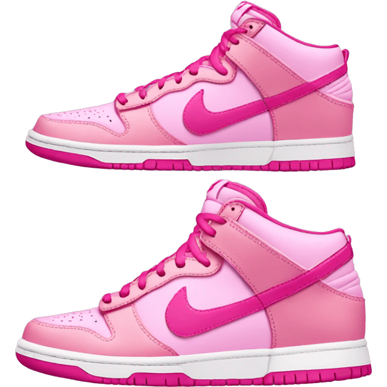 Pink Nike dunks emoji