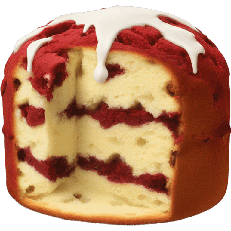 Red velvet panettone  emoji