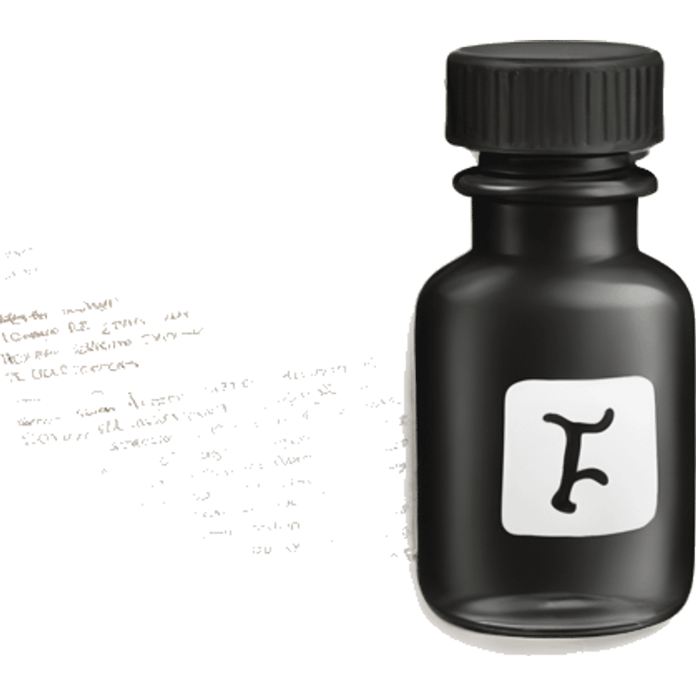 letter and ink bottle emoji