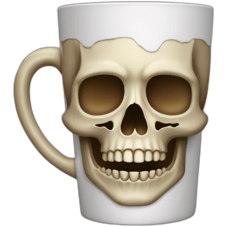 skull cup emoji