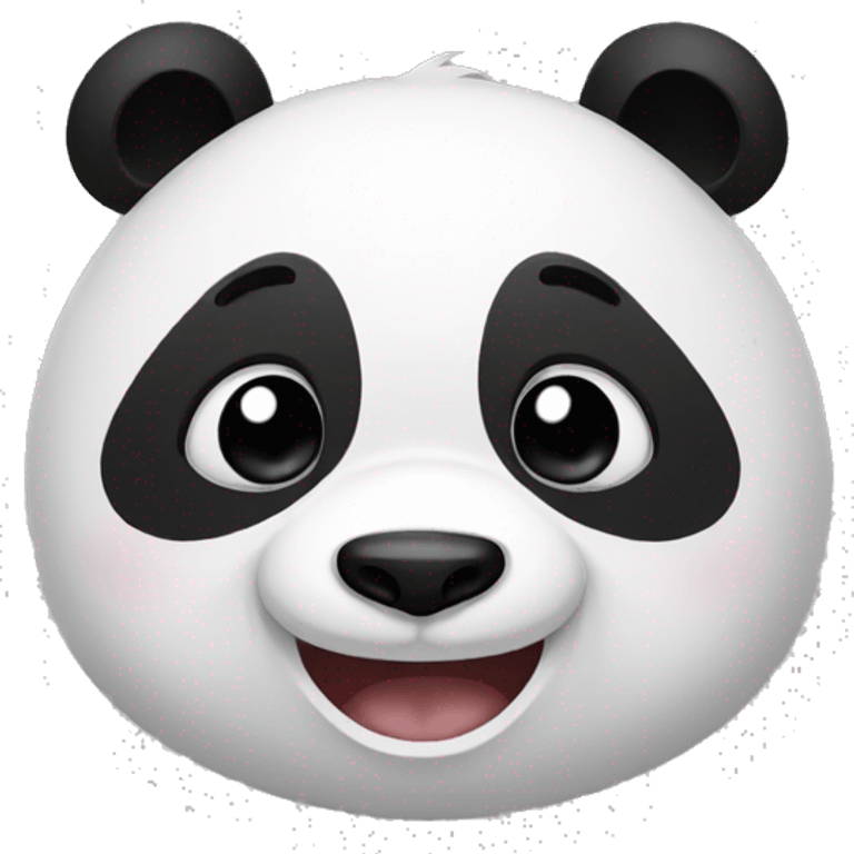 Panda happy tears  emoji