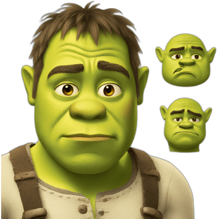 shrek sad emoji