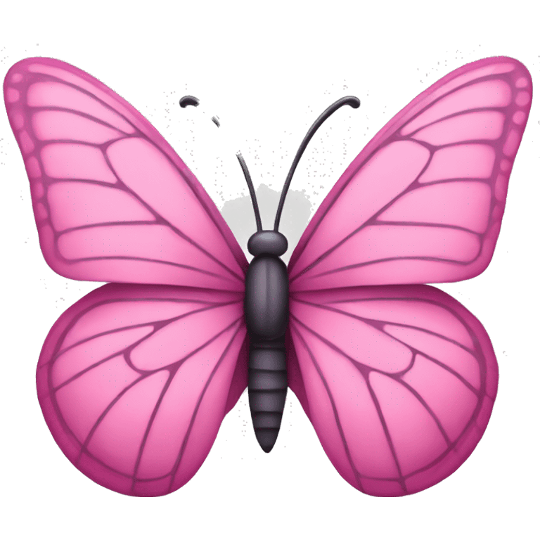 pink butterfly  emoji