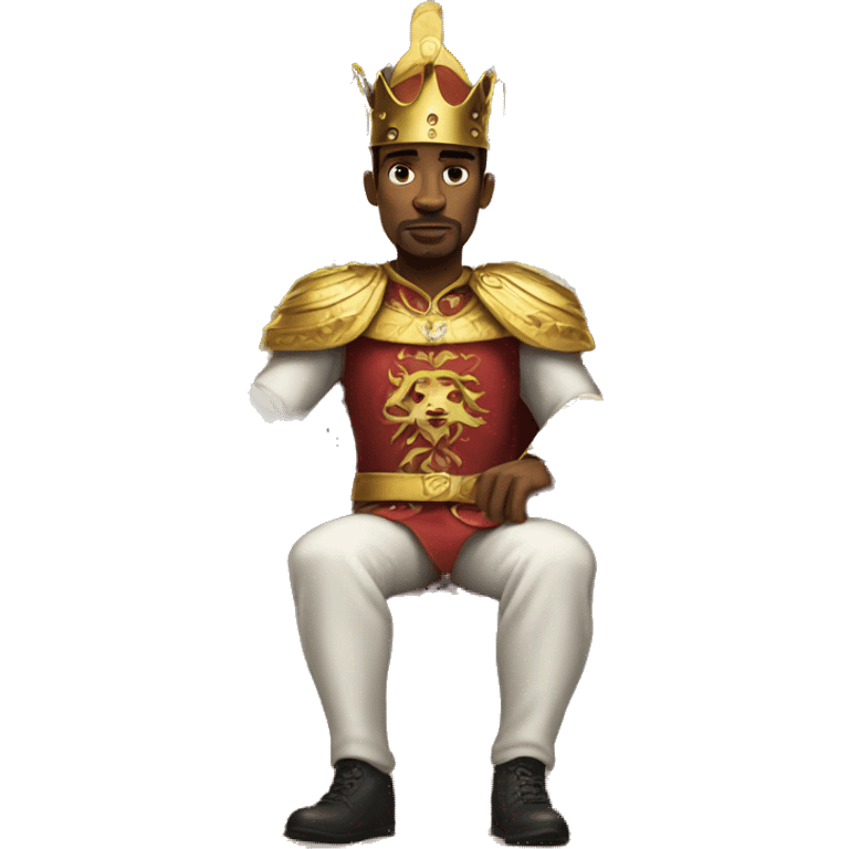 King on his throne  emoji