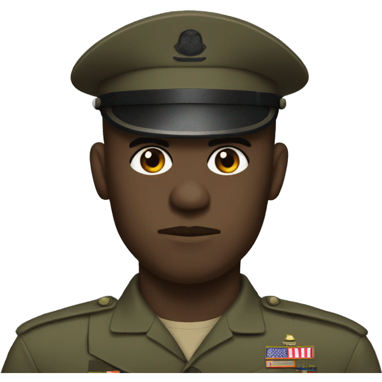 US MARINE serious face emoji