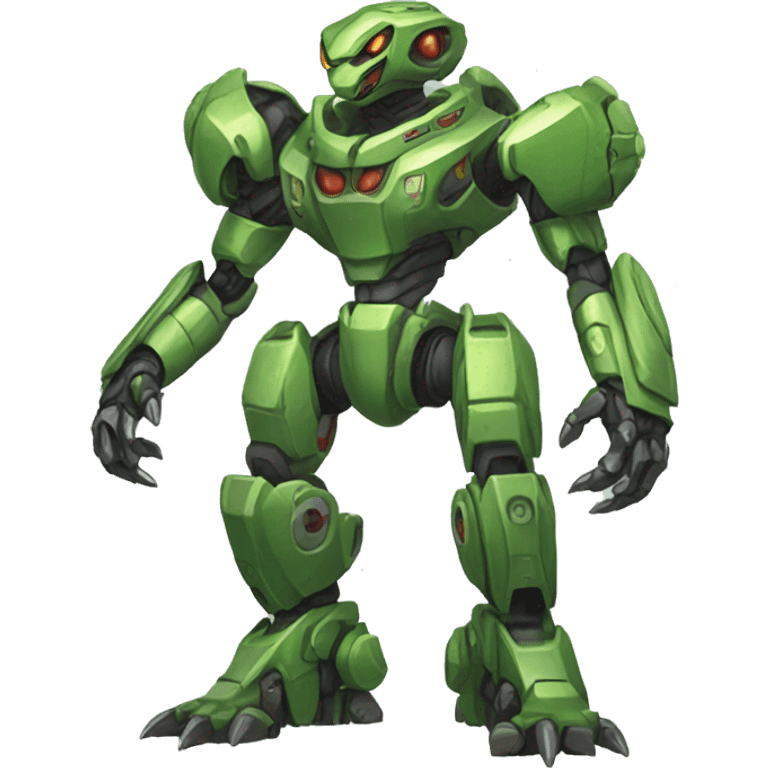 Reptile-Medabot-Mecha full body emoji