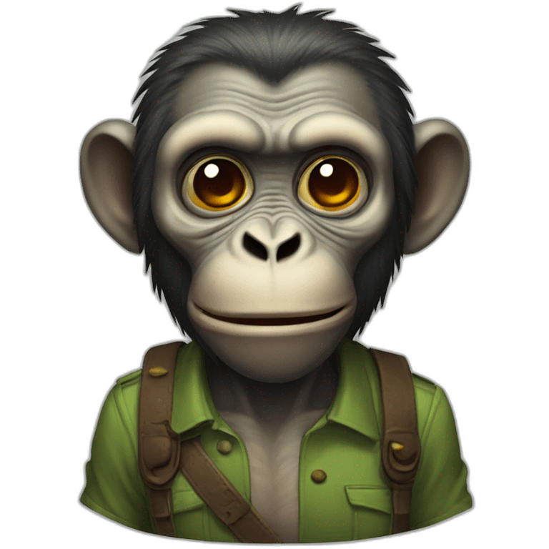 monkey zombie emoji