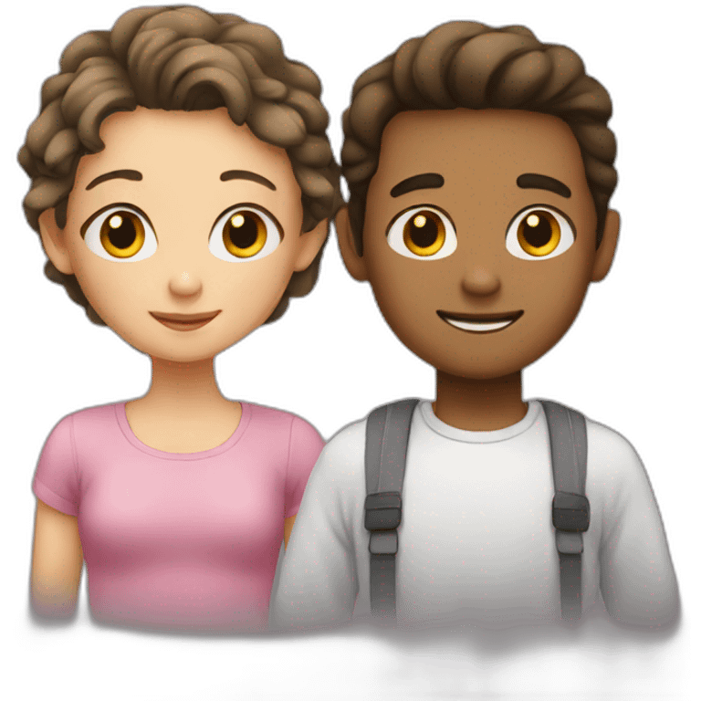 Boy and girl  emoji