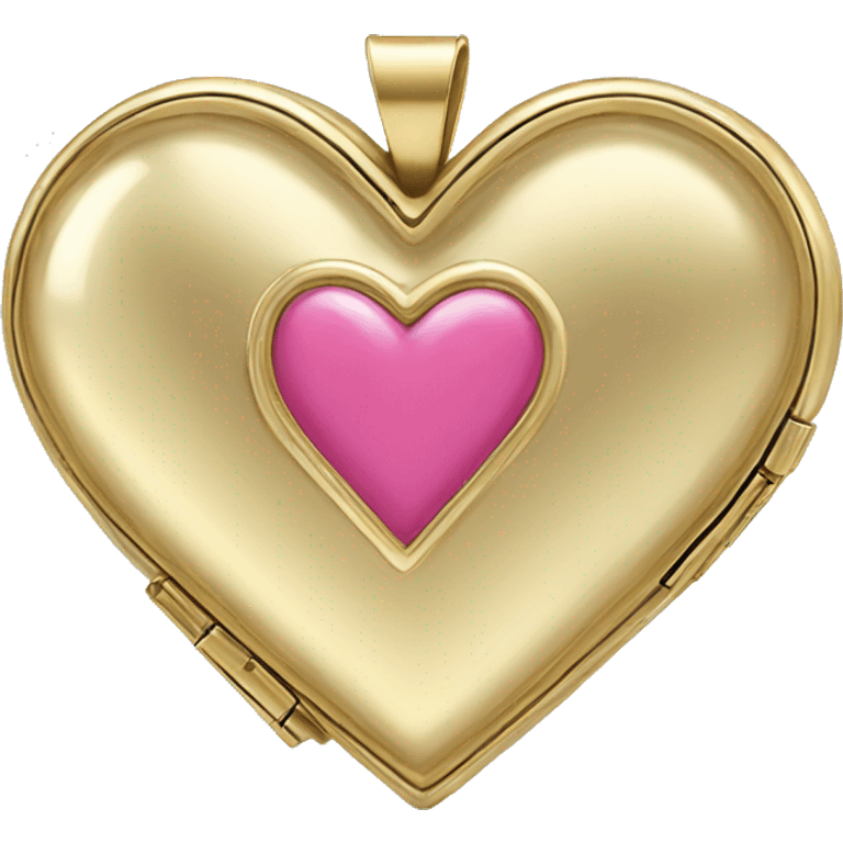 open heart shaped locket  emoji