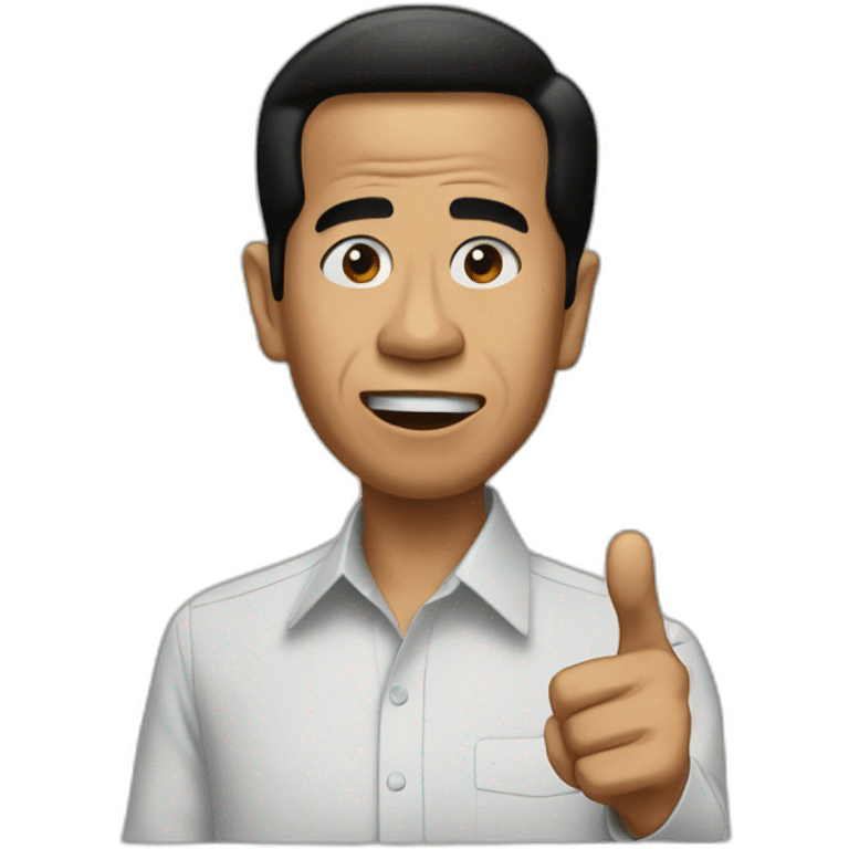 jokowi asking money emoji