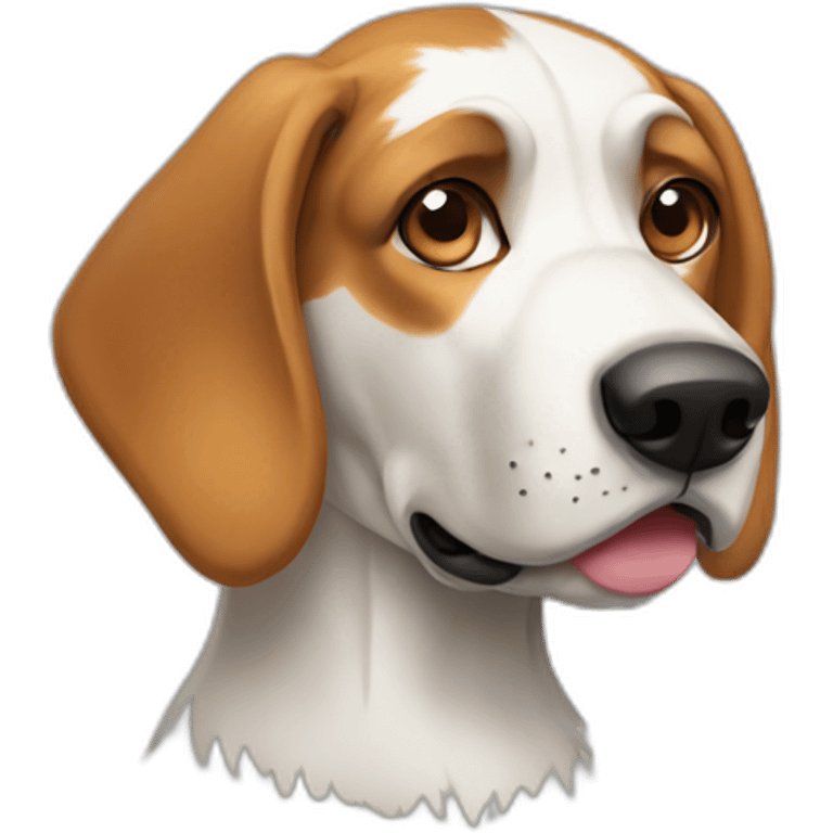 Foxhound dog emoji