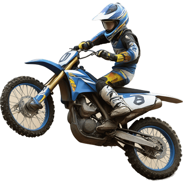 Motocross emoji