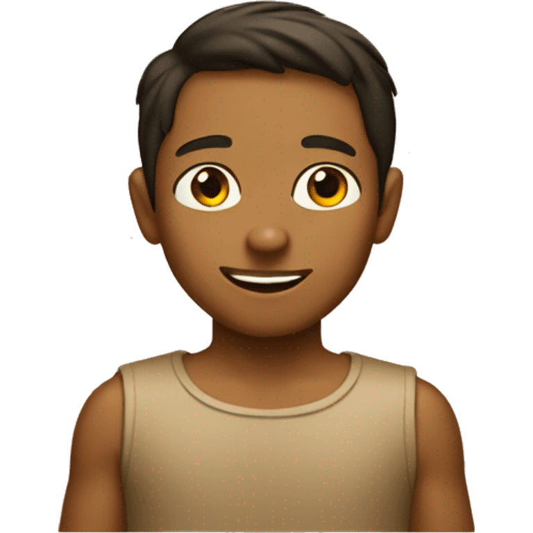 Little tan kid  emoji