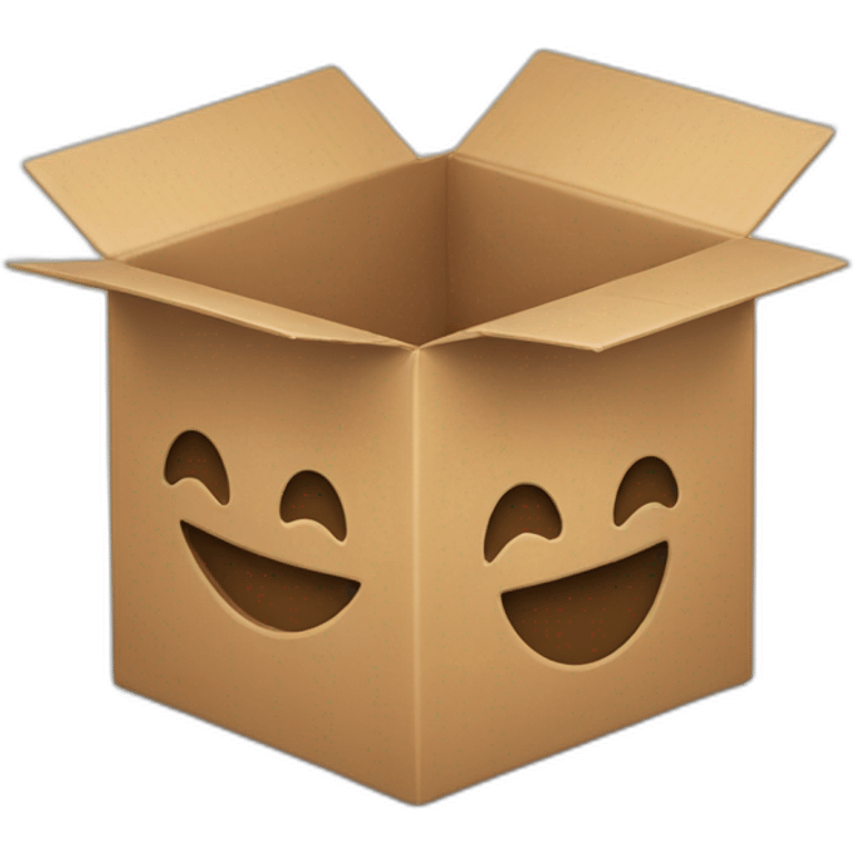 box with smile emoji