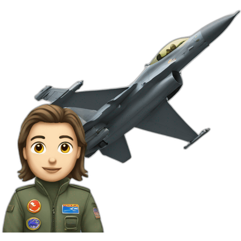 f16 with car pilot emoji