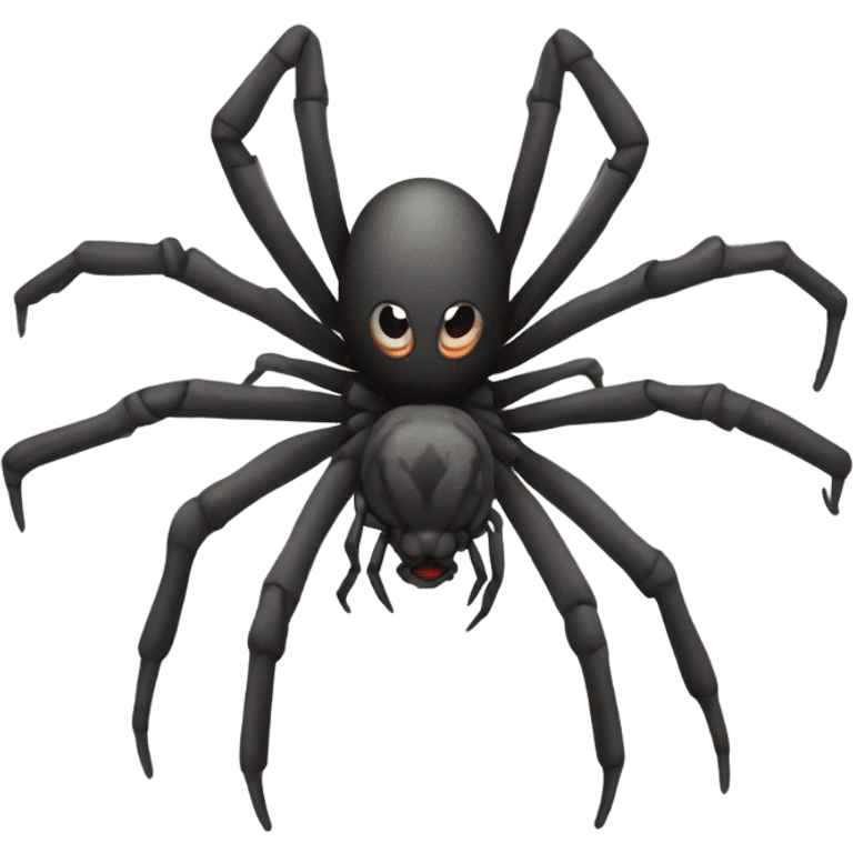 Spider with human legs  emoji