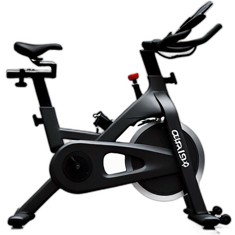 Peloton stationary bike with screen emoji