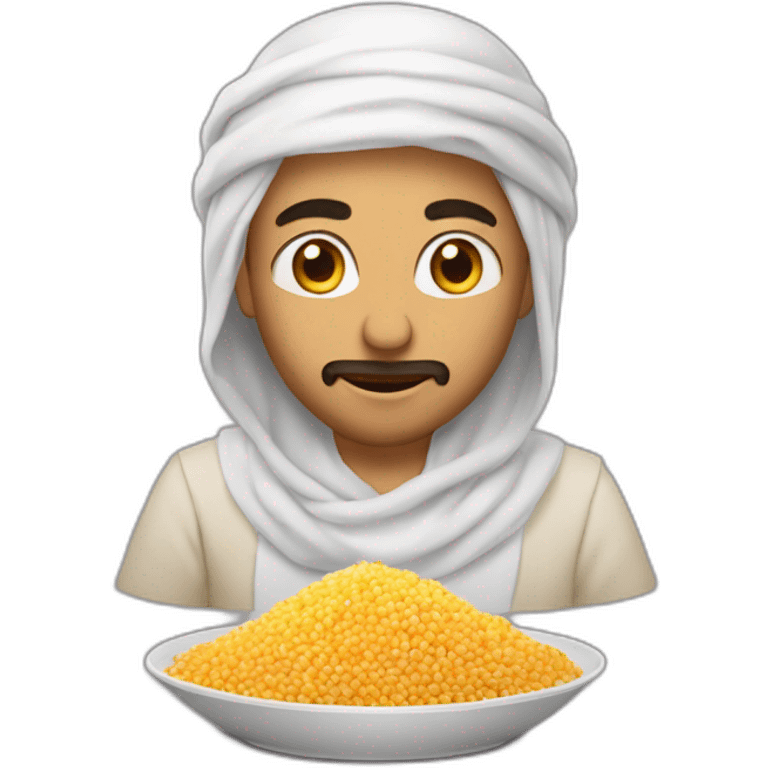 arabe qui mange du couscous emoji