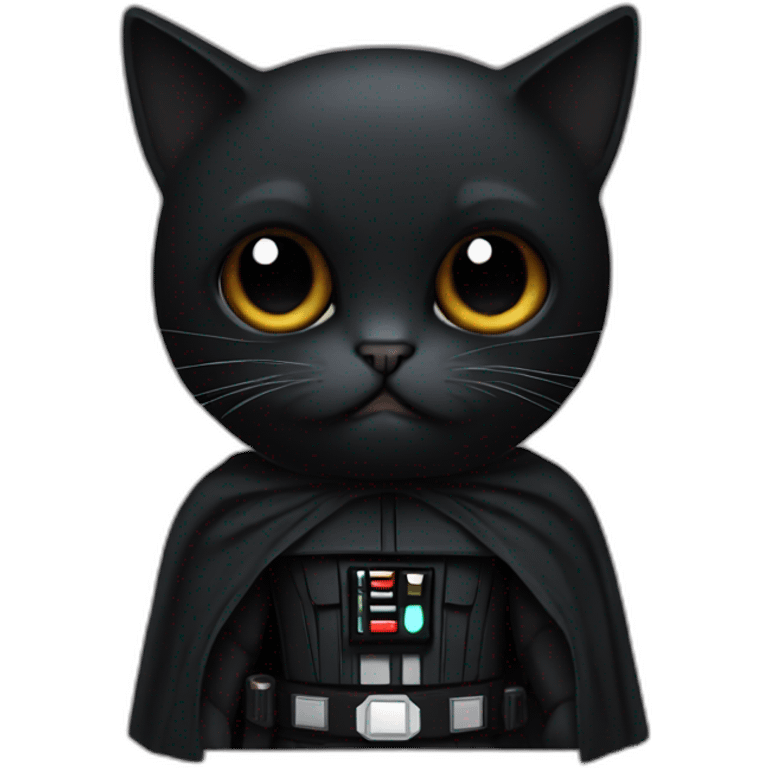 Dark vador on a cat emoji