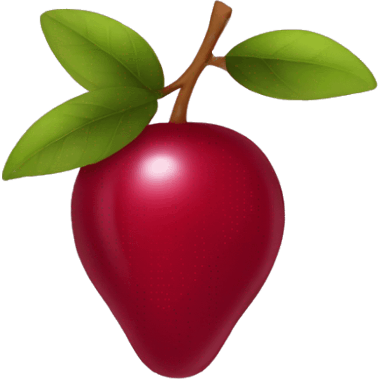 Cranberry fruit emoji