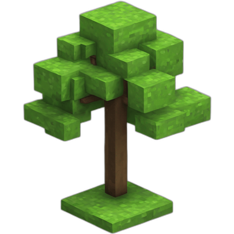 Minecraft tree emoji