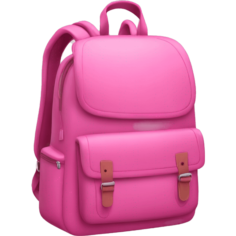 school bag pink emoji