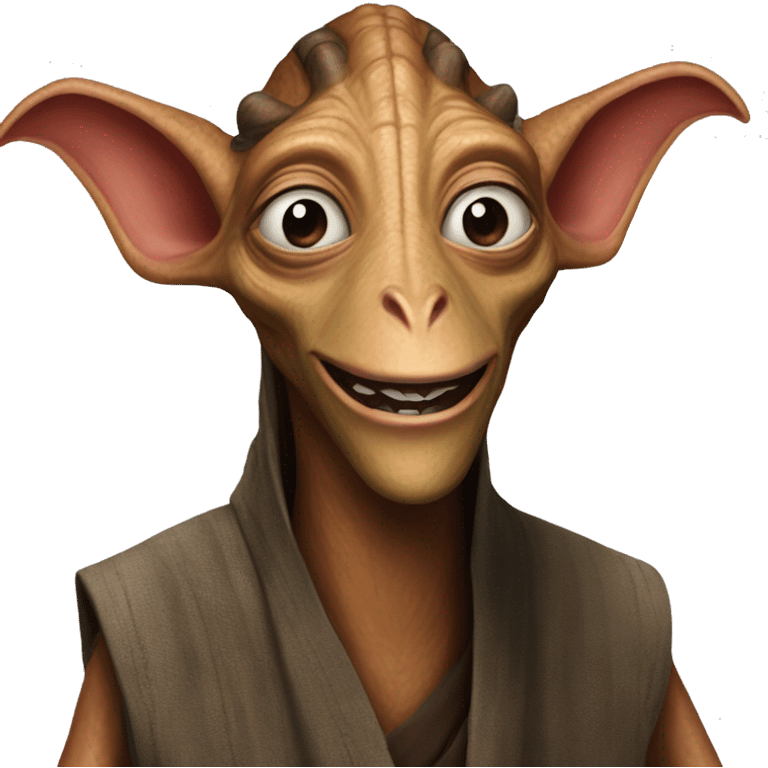 Jar Jar Binks happy  emoji