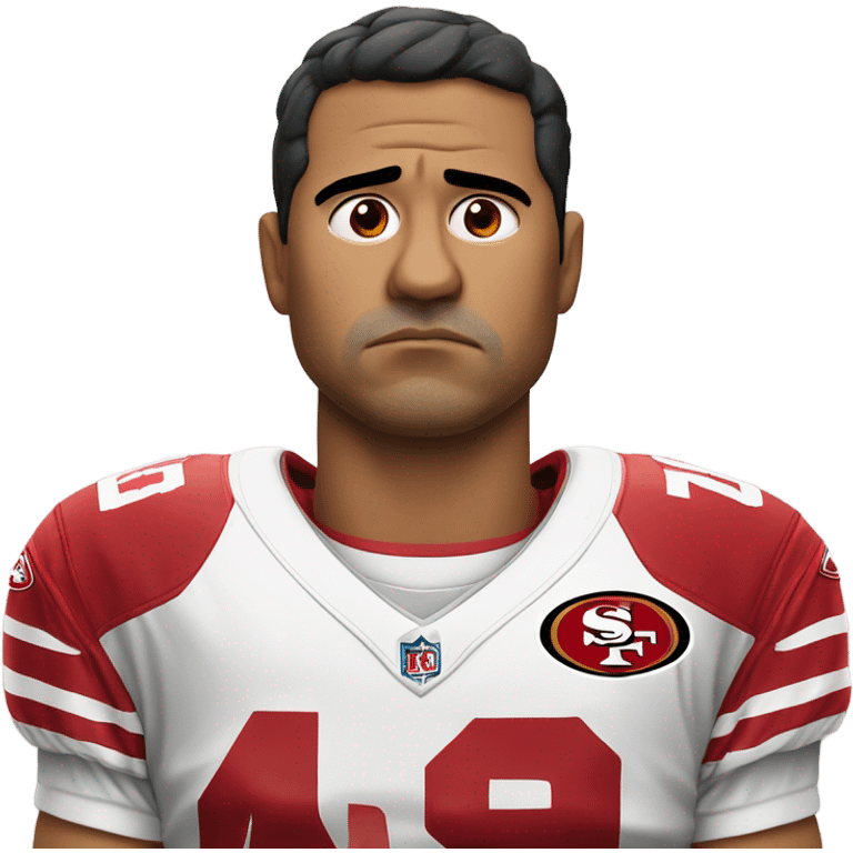 Mexican 49ers fan moping emoji