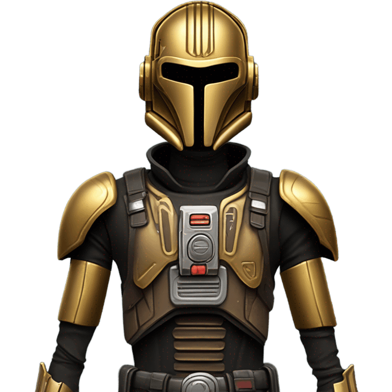 bounty hunter c3Po Satan’s backpack and saddlebags full body emoji