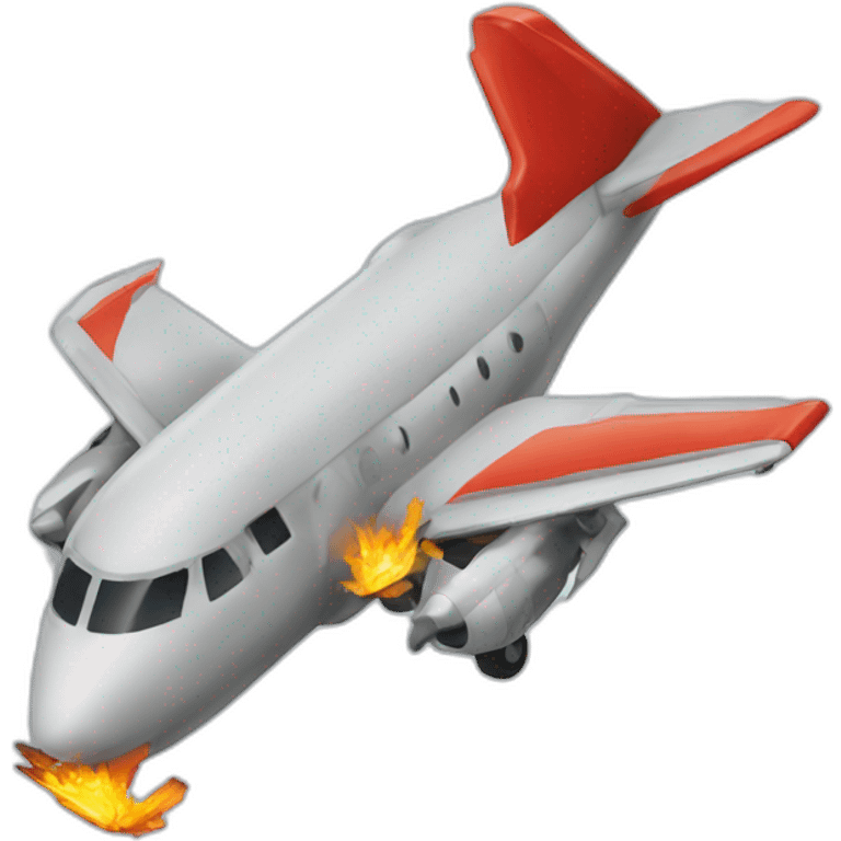 Avion qui ce crash emoji