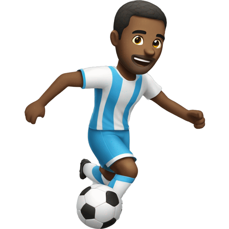 man playing soccer emoji