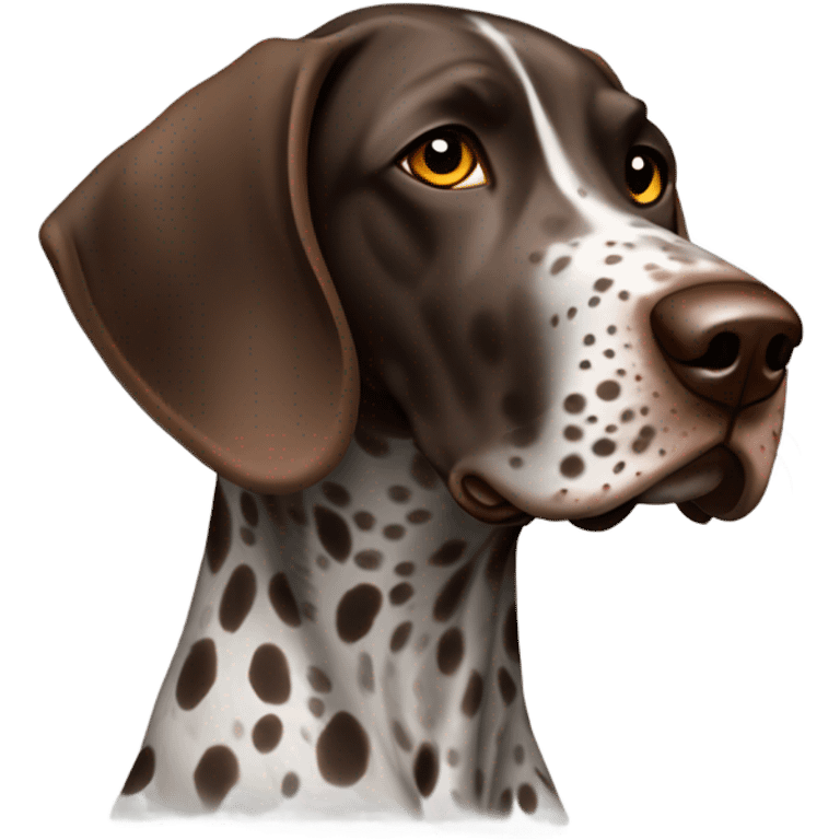 German shorthaired pointer emoji