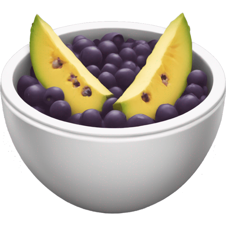 Acai bowl emoji