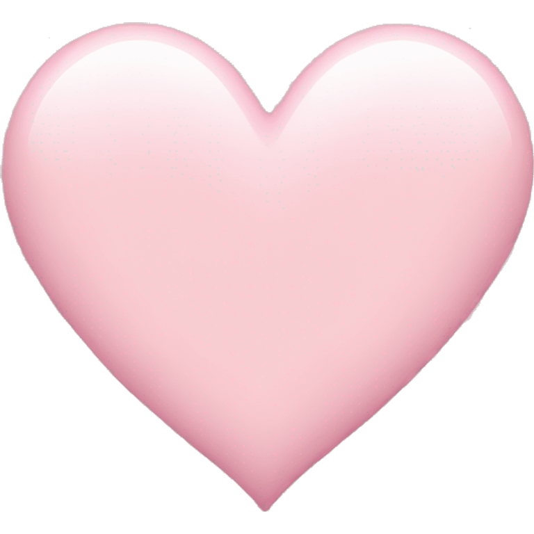 Light pink heart  emoji