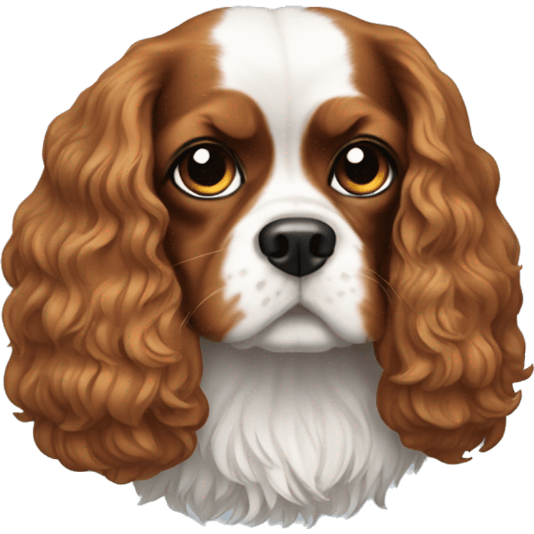 Cavalier dog emoji