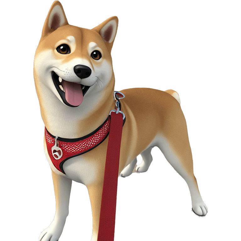 shiba inu enjoying the outdoors emoji